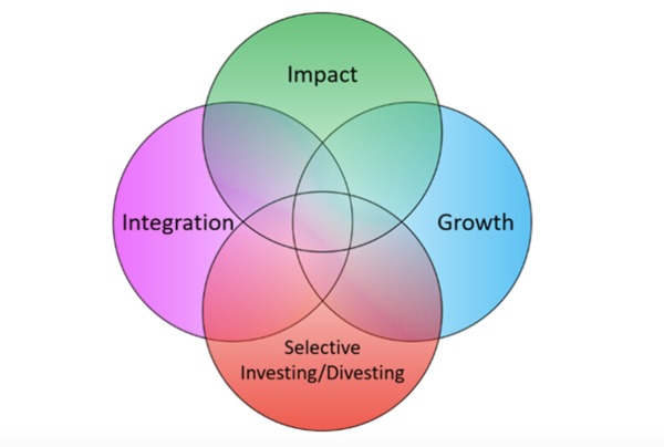 four part venn diagram for sustainable investing